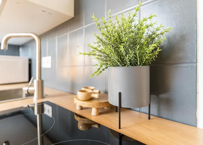 Vollausgtesttattes Modernes Studio,nahe Btu,netflix,kostenloser Tiefgaragenstellplatz Apartament Chociebuż